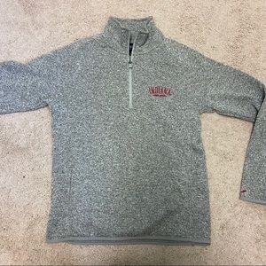 Nwot Indiana University Heather Gray Zip Up - image 1